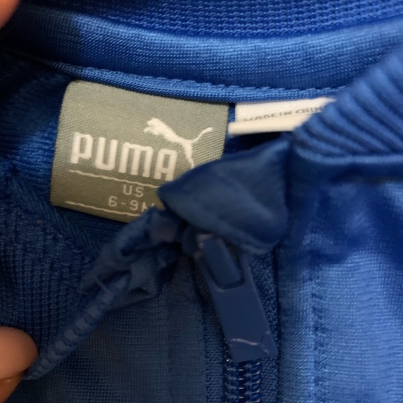 Puma one piece jogging suit size 6-9 months - Picture 2 of 2